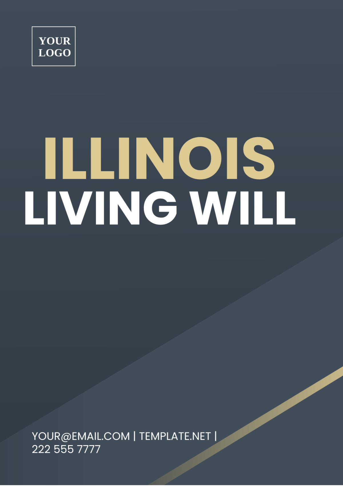 Illinois Living Will Template