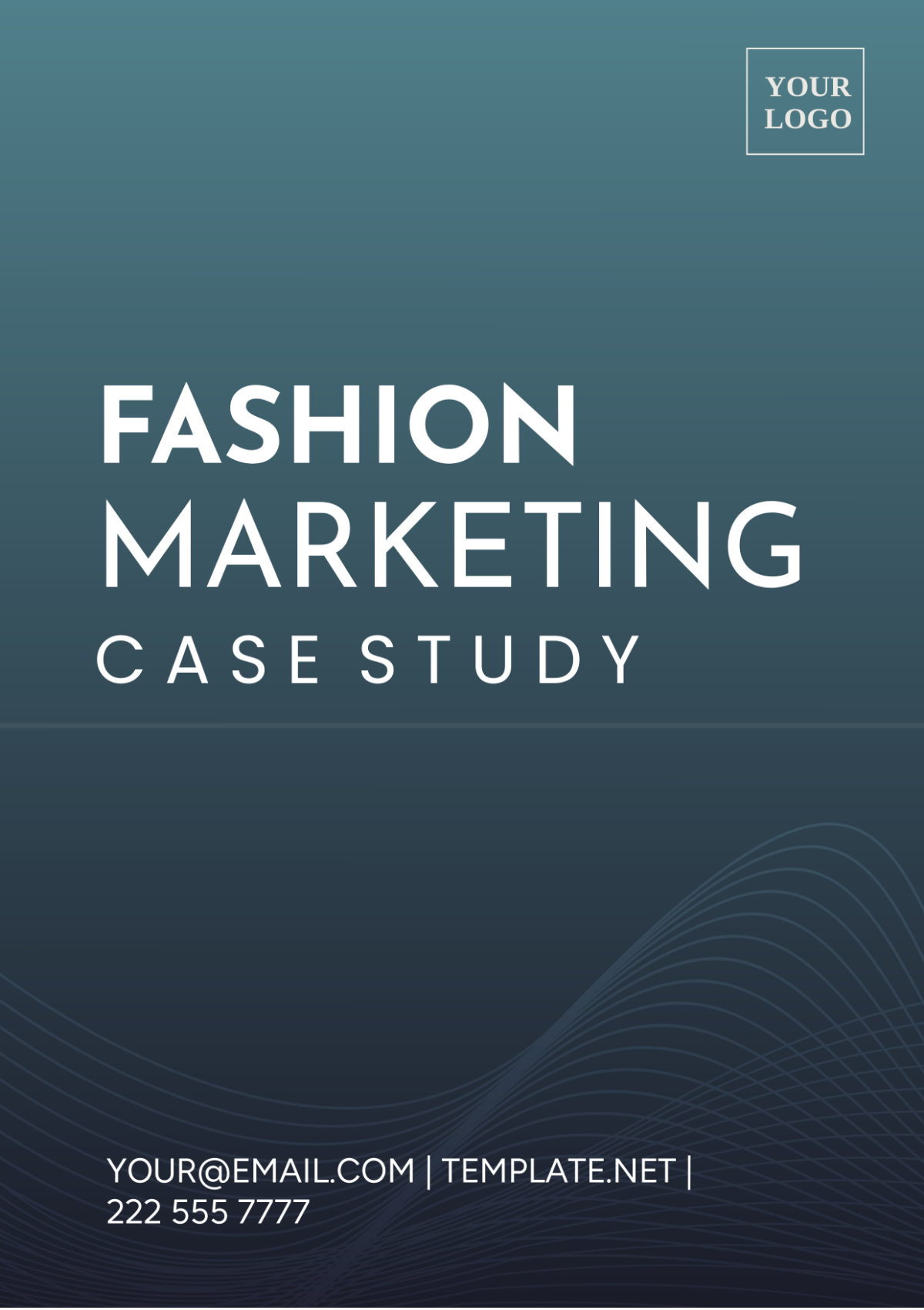 Free Fashion Marketing Case Study Template