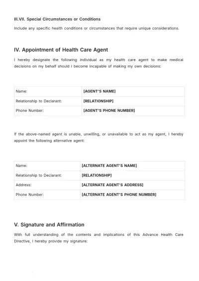 Free Utah Living Will Template to Edit Online