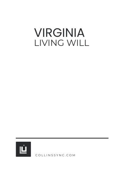 Free Virginia Living Will Template to Edit Online