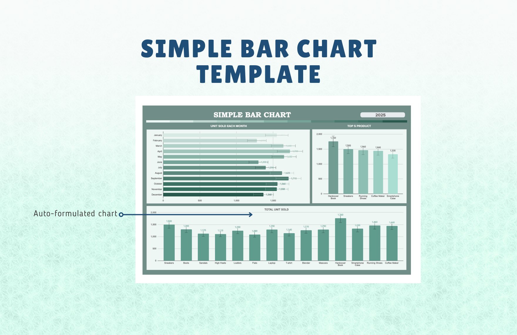 Simple Bar Chart Template