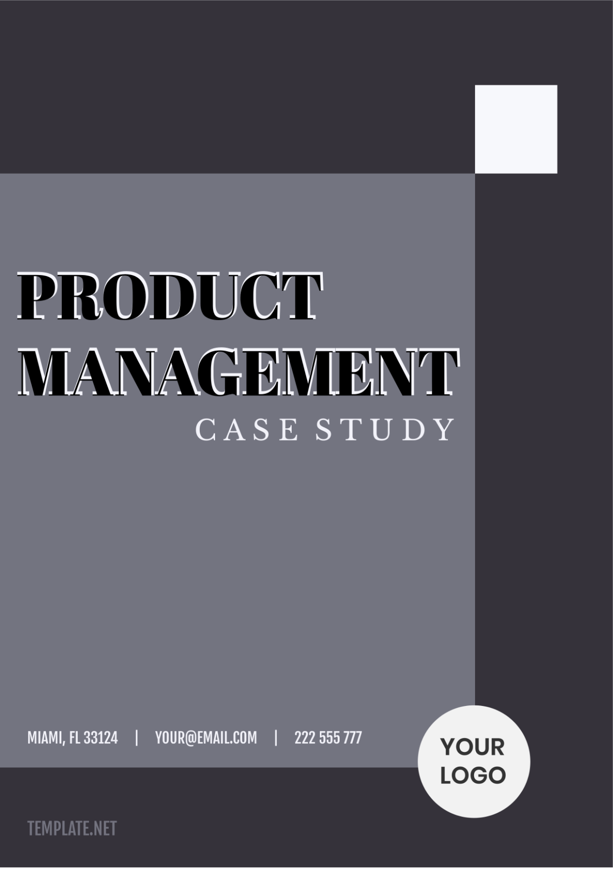 Free Product Manager Case Study Template