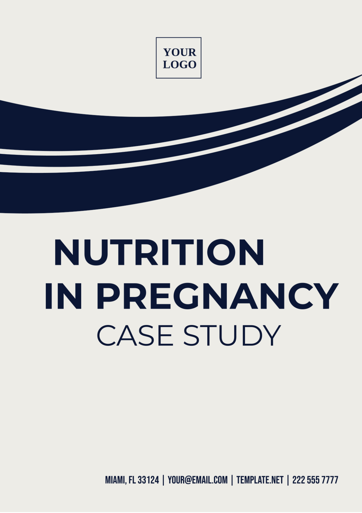 Nutrition in Pregnancy Case Study Template