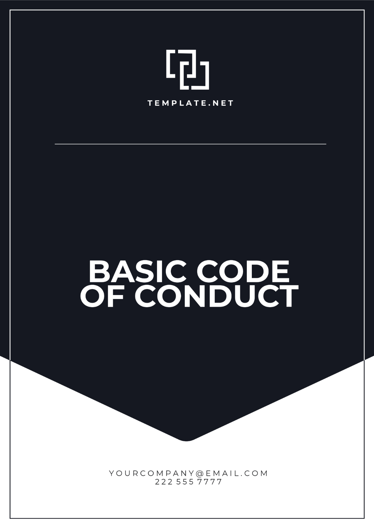 Blank Basic Code of Conduct Template