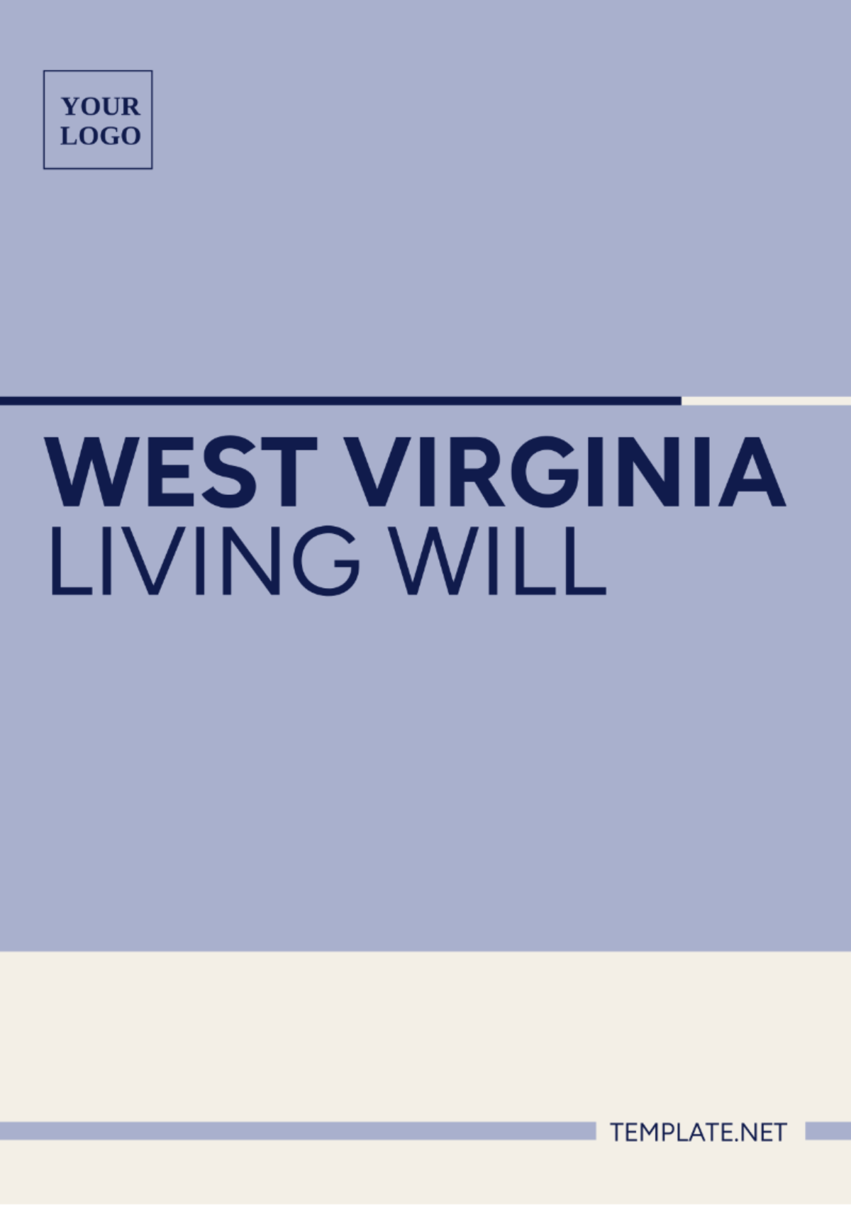 West Virginia Living Will Template