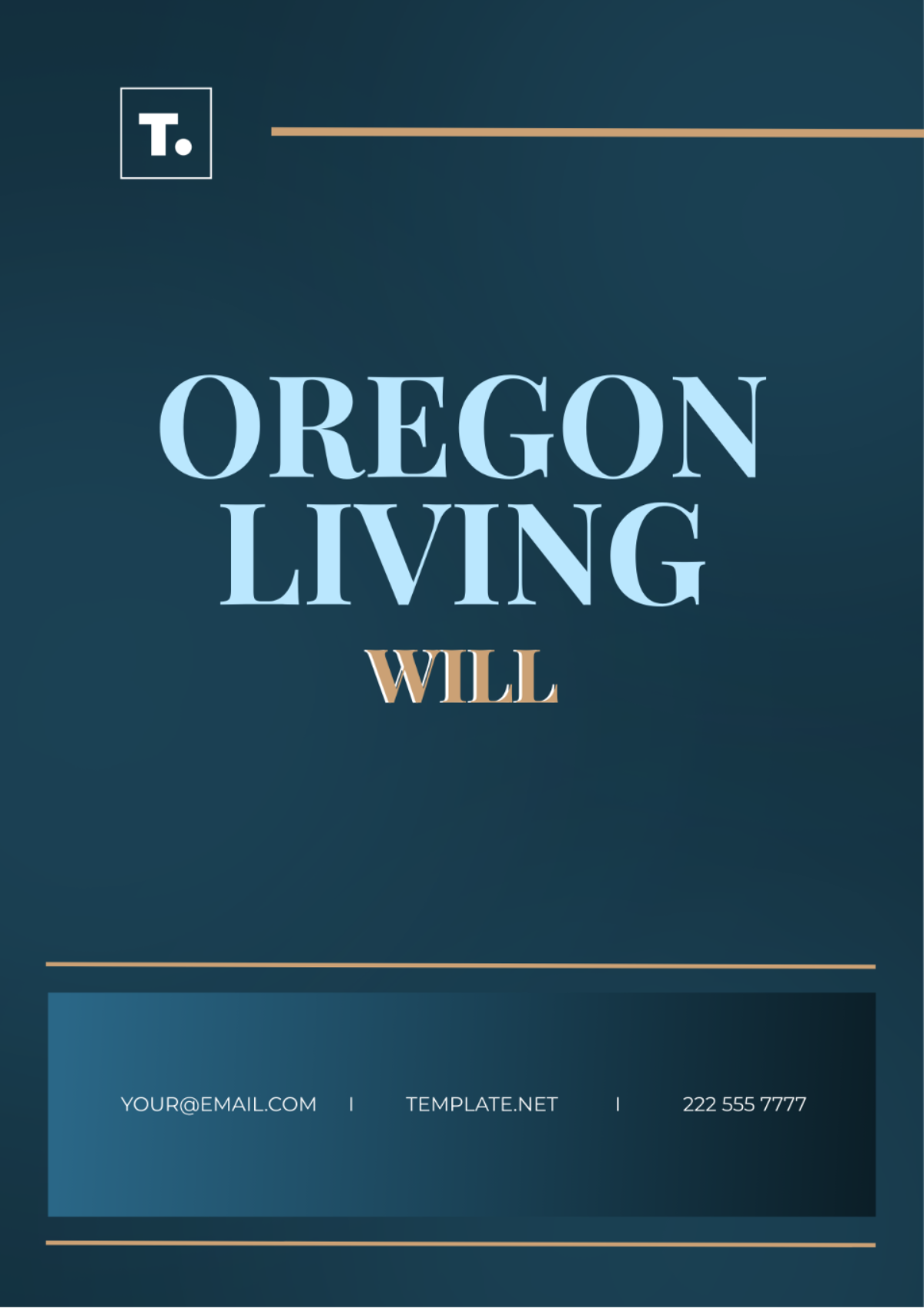 Oregon Living Will Template