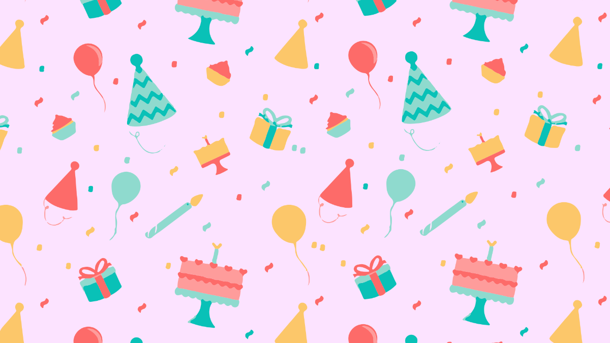 Happy Birthday Abstract Background