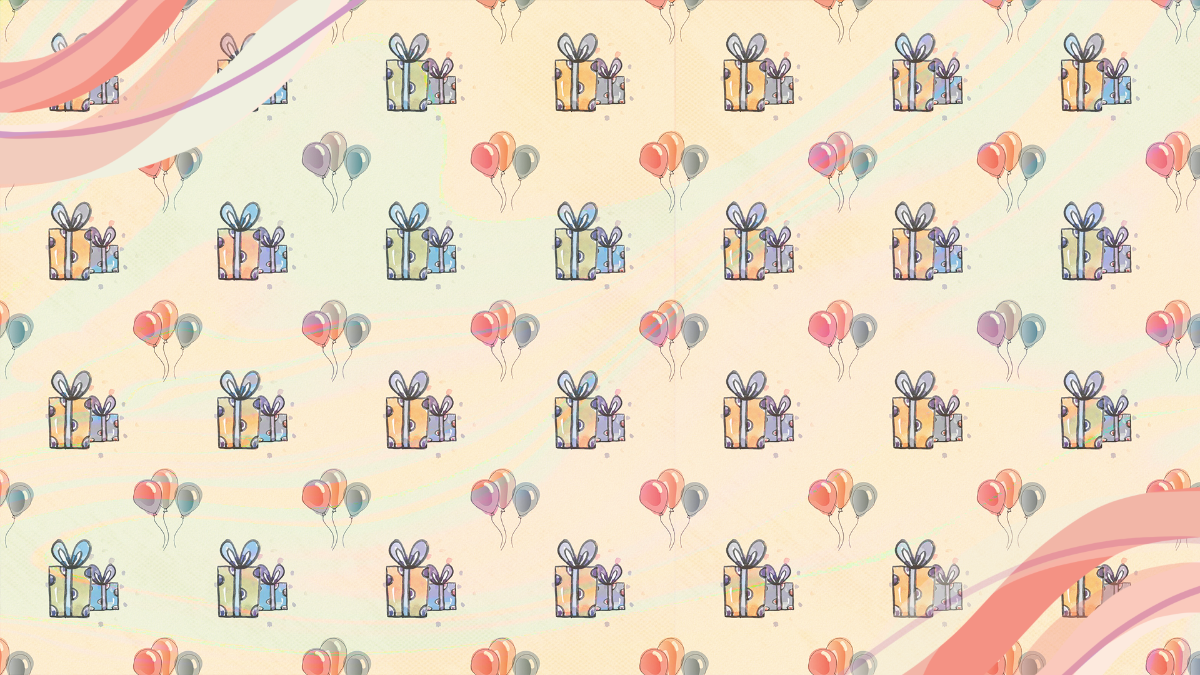 Happy Birthday Abstract Background