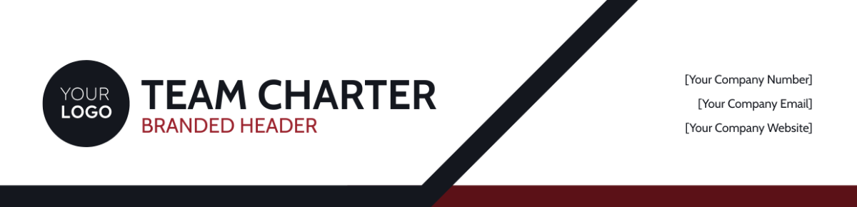 Team Charter Branded Header Template