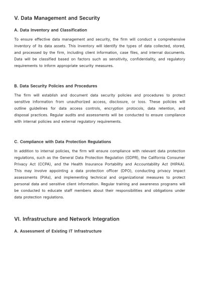 Free Law Firm Digital Integration Procedure Template to Edit Online