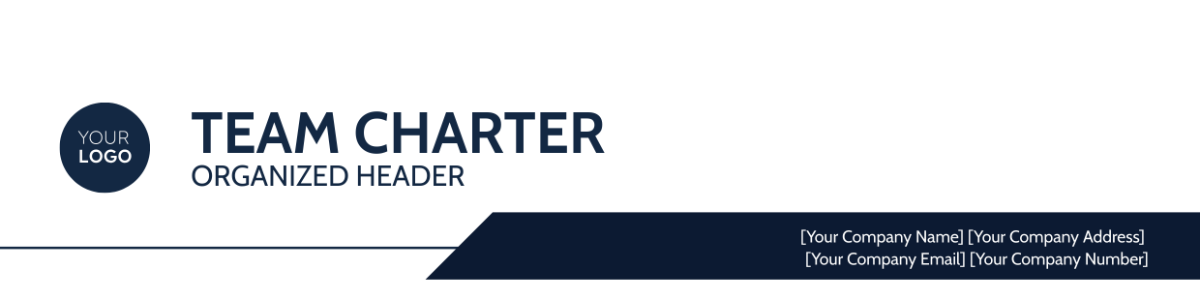 Team Charter Organized Header