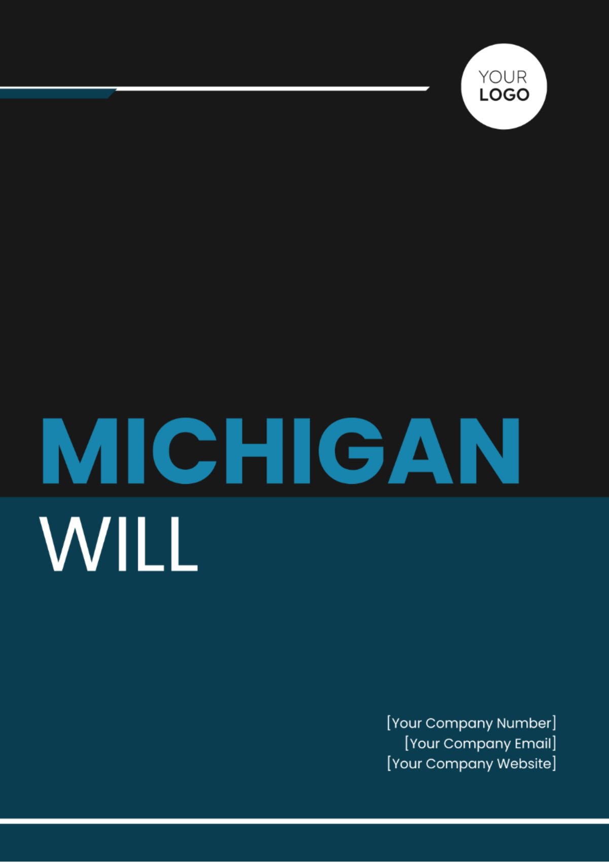 Michigan Will Template