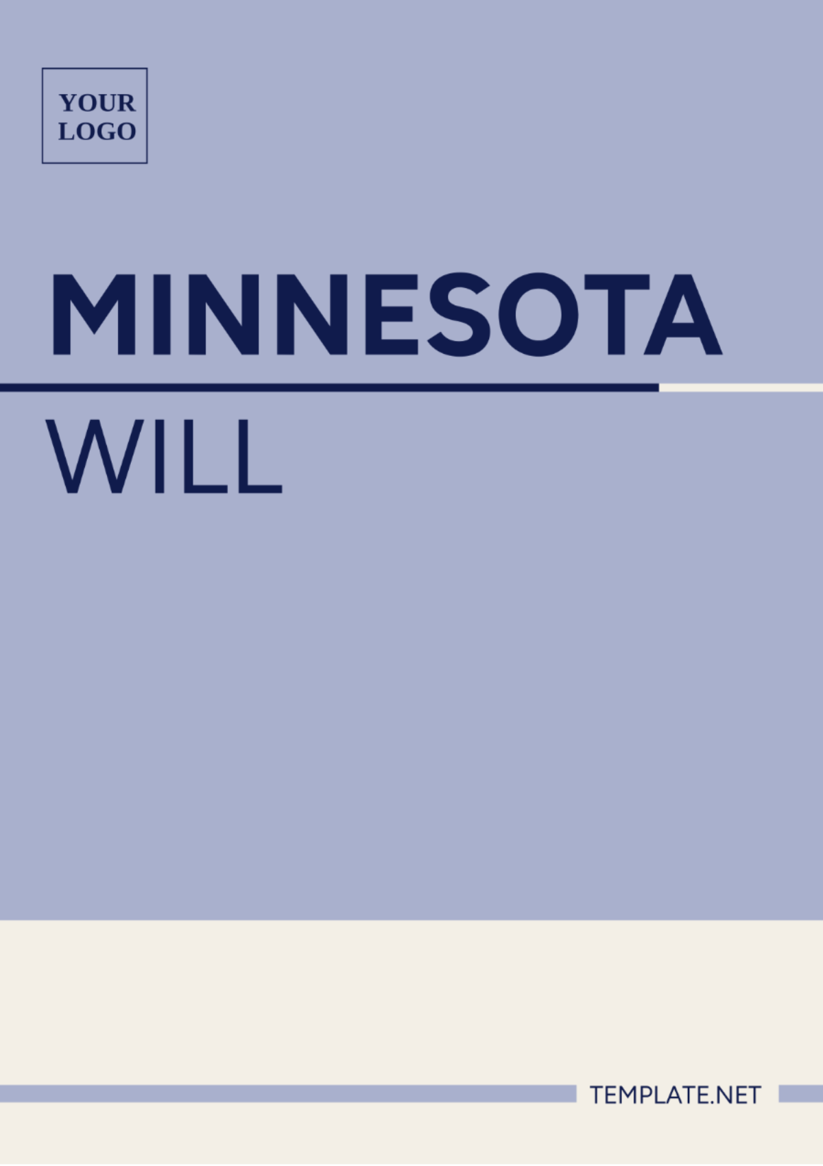 Minnesota Will Template