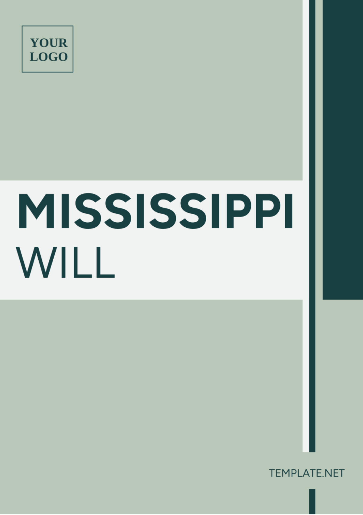 Mississippi Will Template