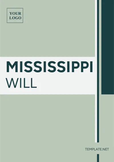 Free Mississippi Will Template to Edit Online