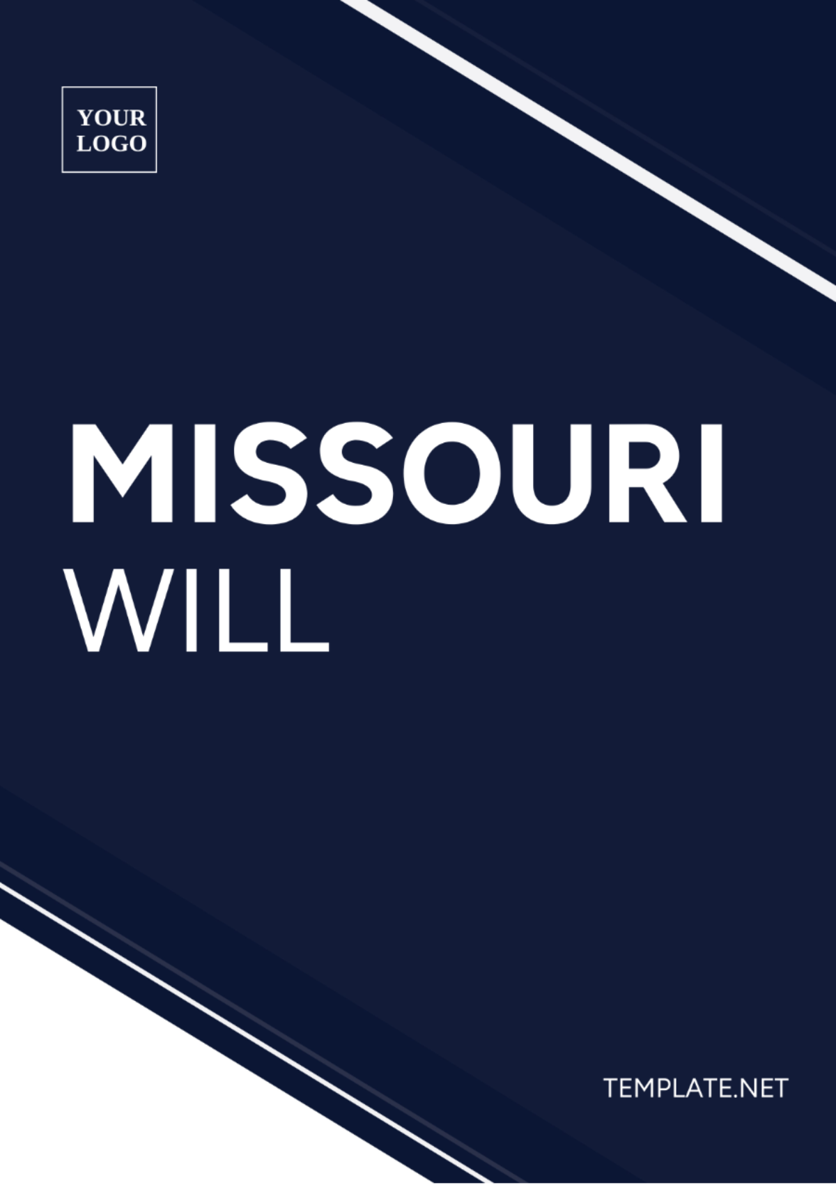 Missouri Will Template