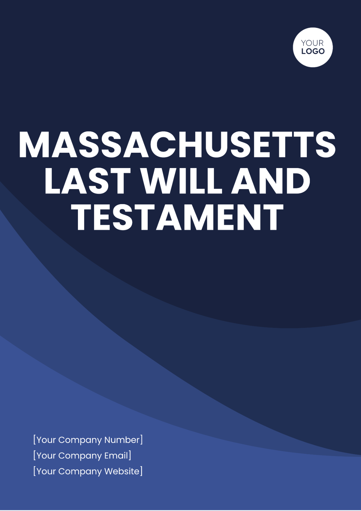 Massachusetts Last Will and Testament Template