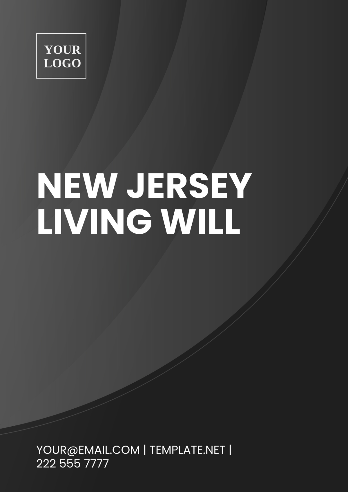 New Jersey Living Will Template