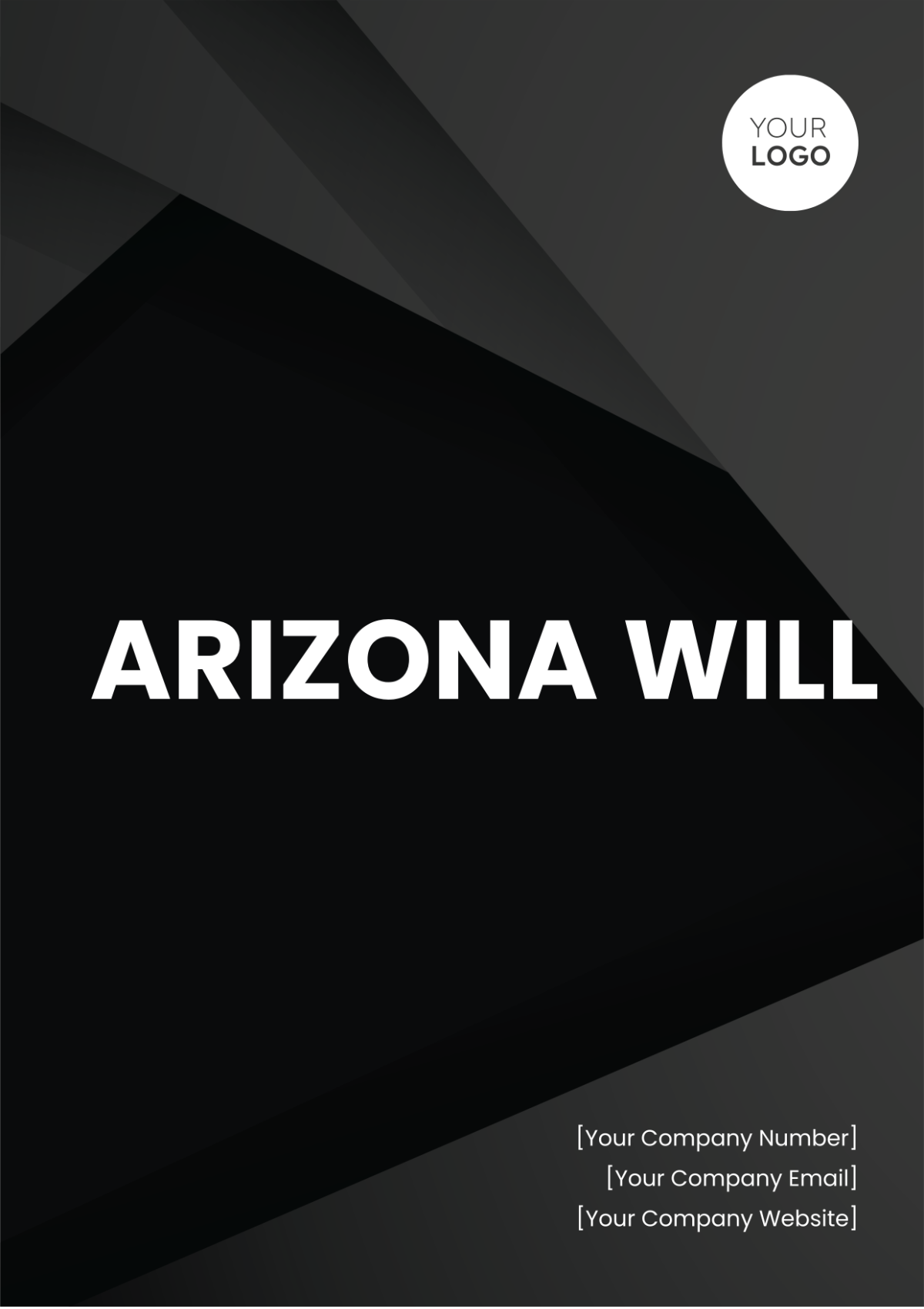 Arizona Will Template