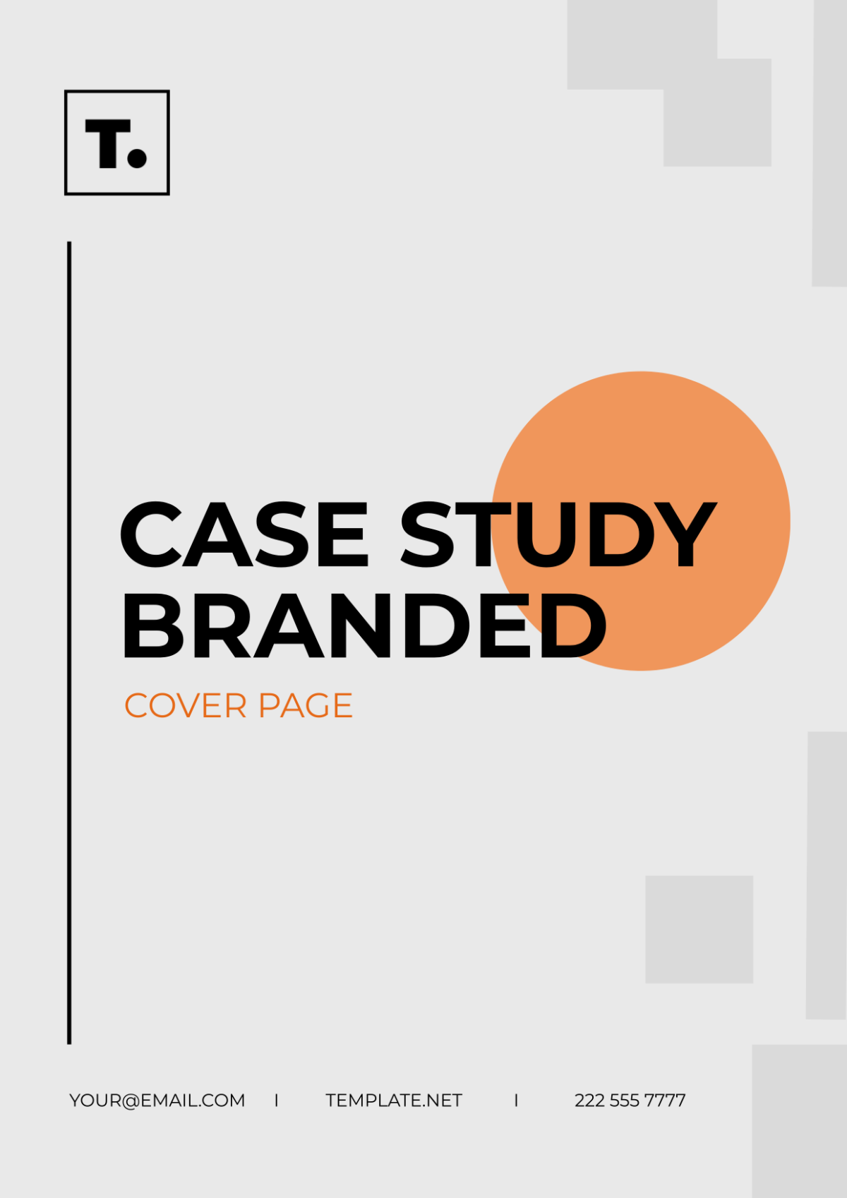 cover page for case study apa