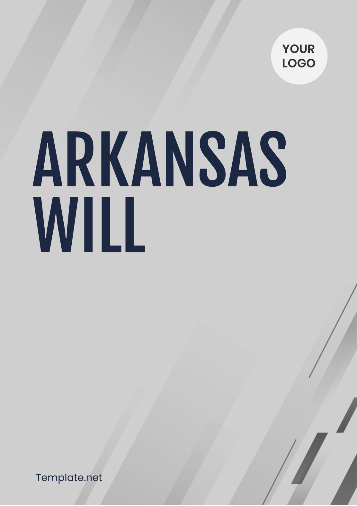 Arkansas Will Template