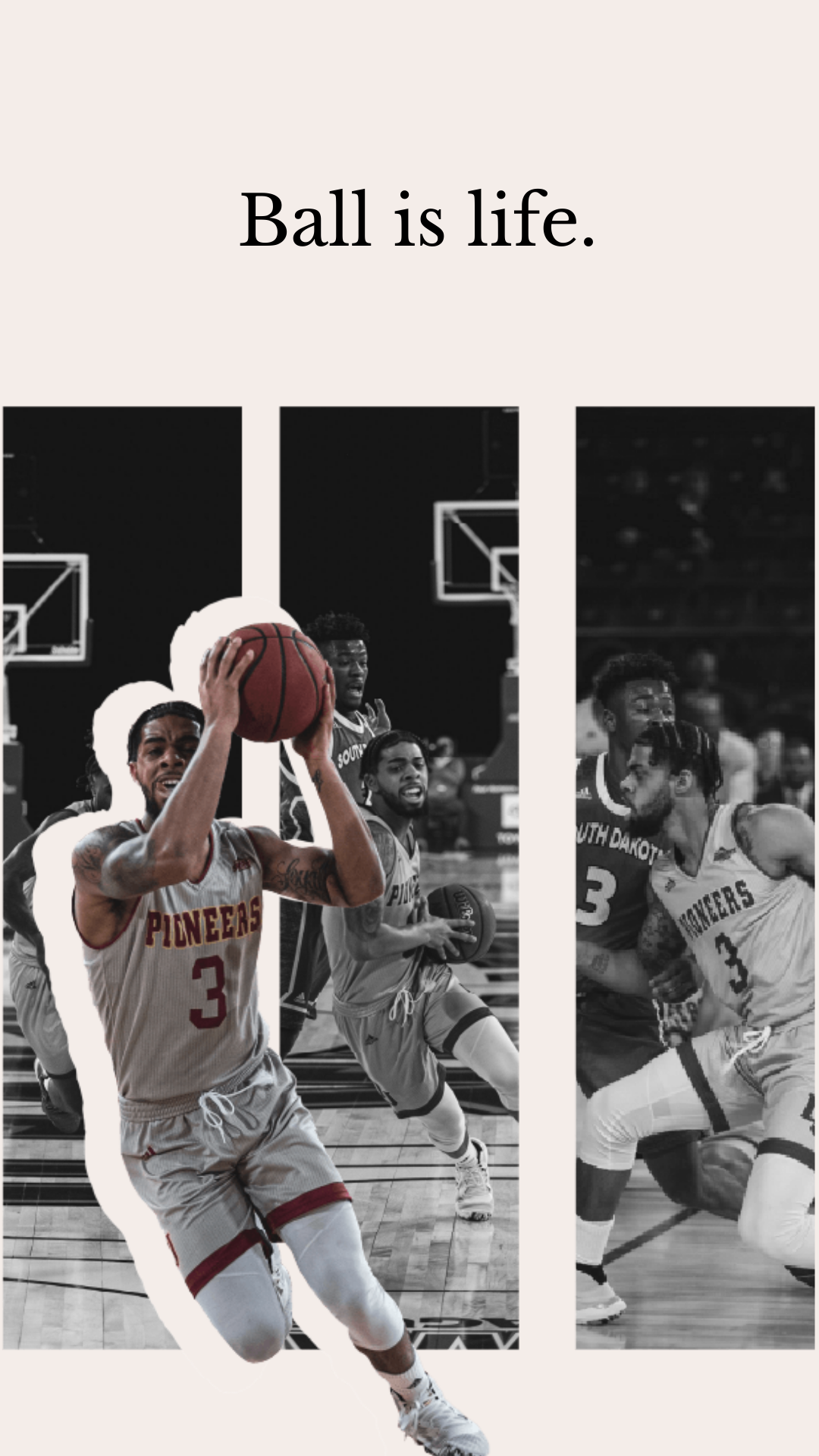 Basketball Photo Collage Template
