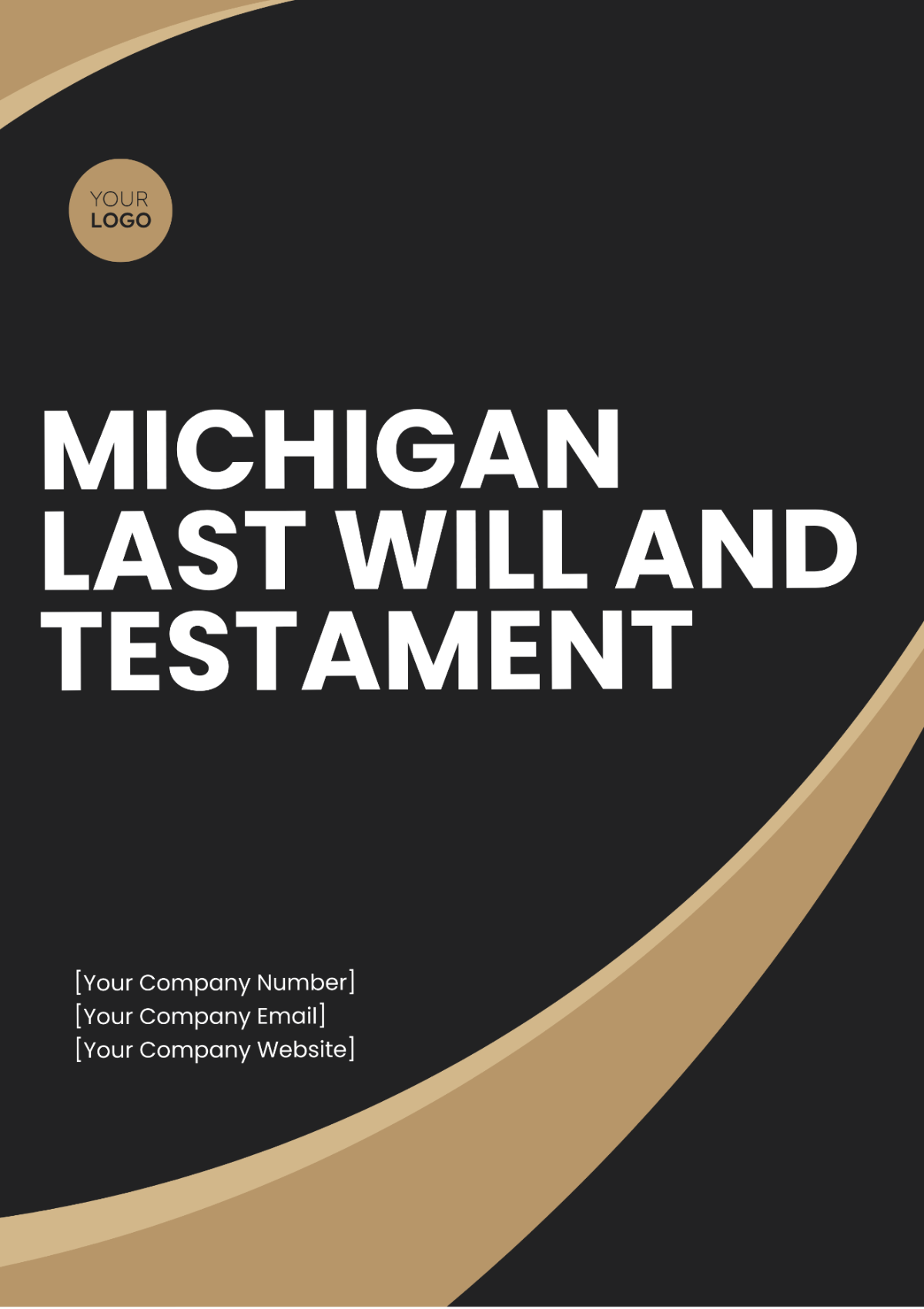 Michigan Last Will and Testament Template