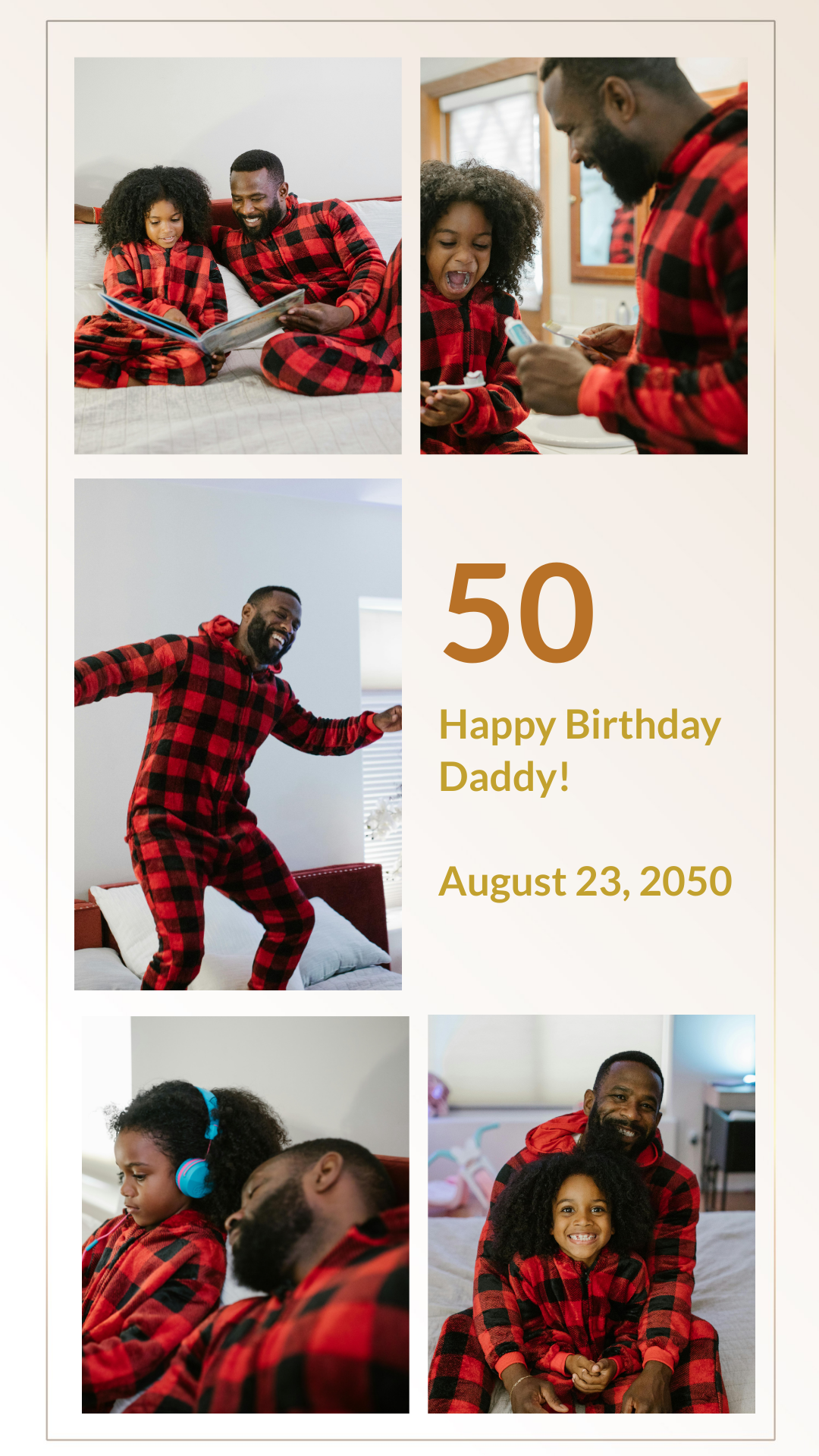 50Th Birthday Photo Collage
