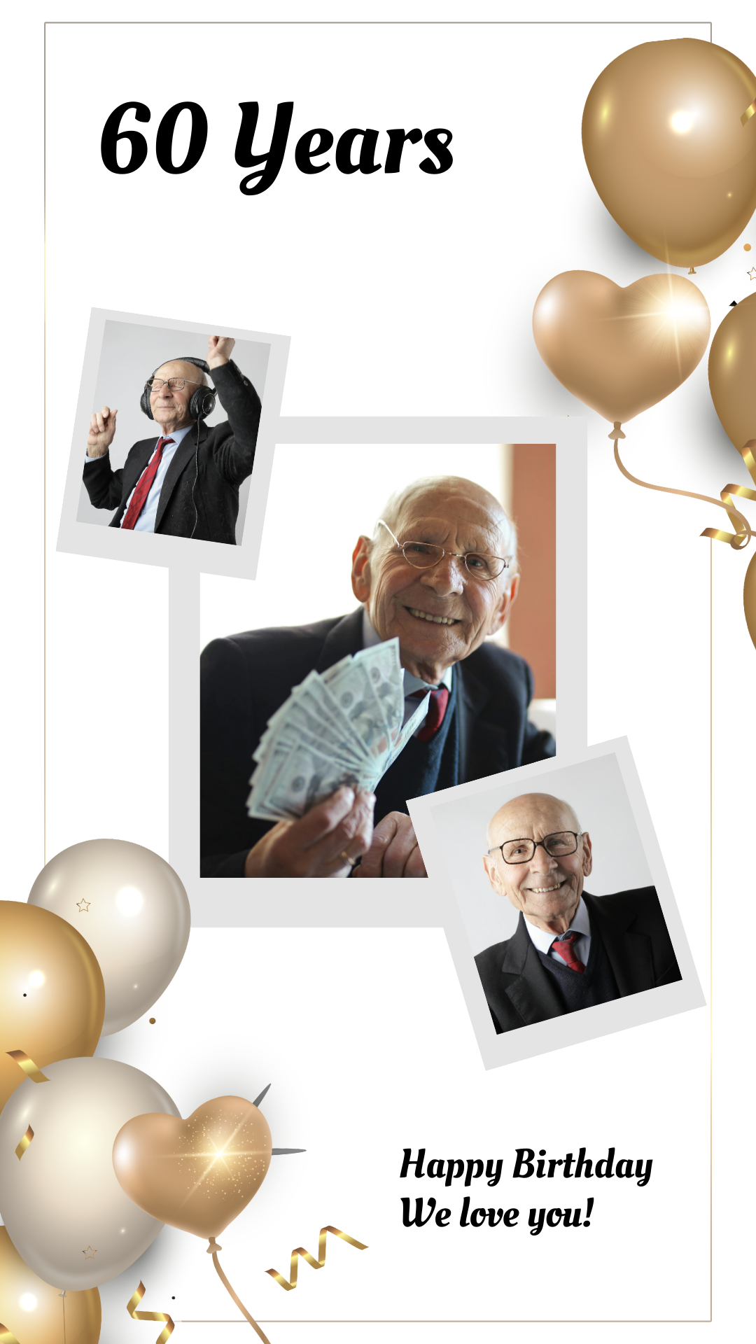 60Th Birthday Photo Collage