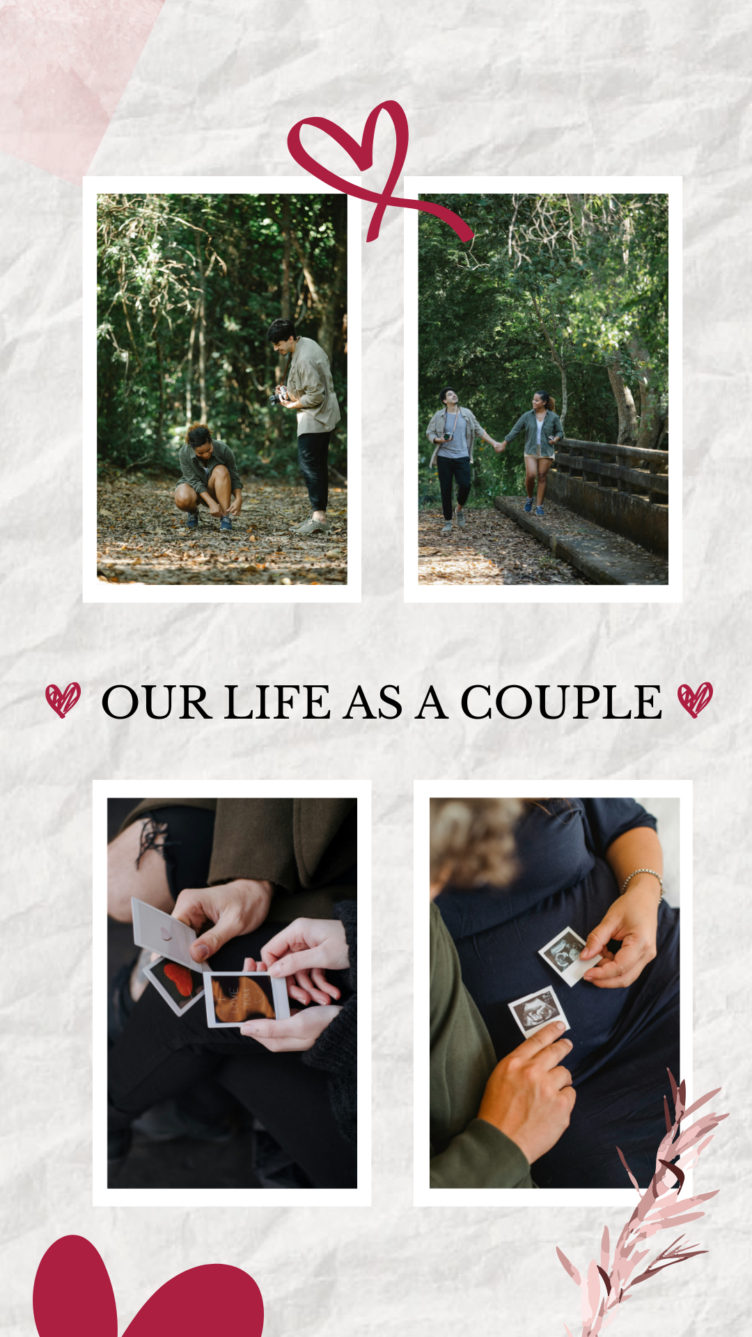 Couple Photo Collage Template