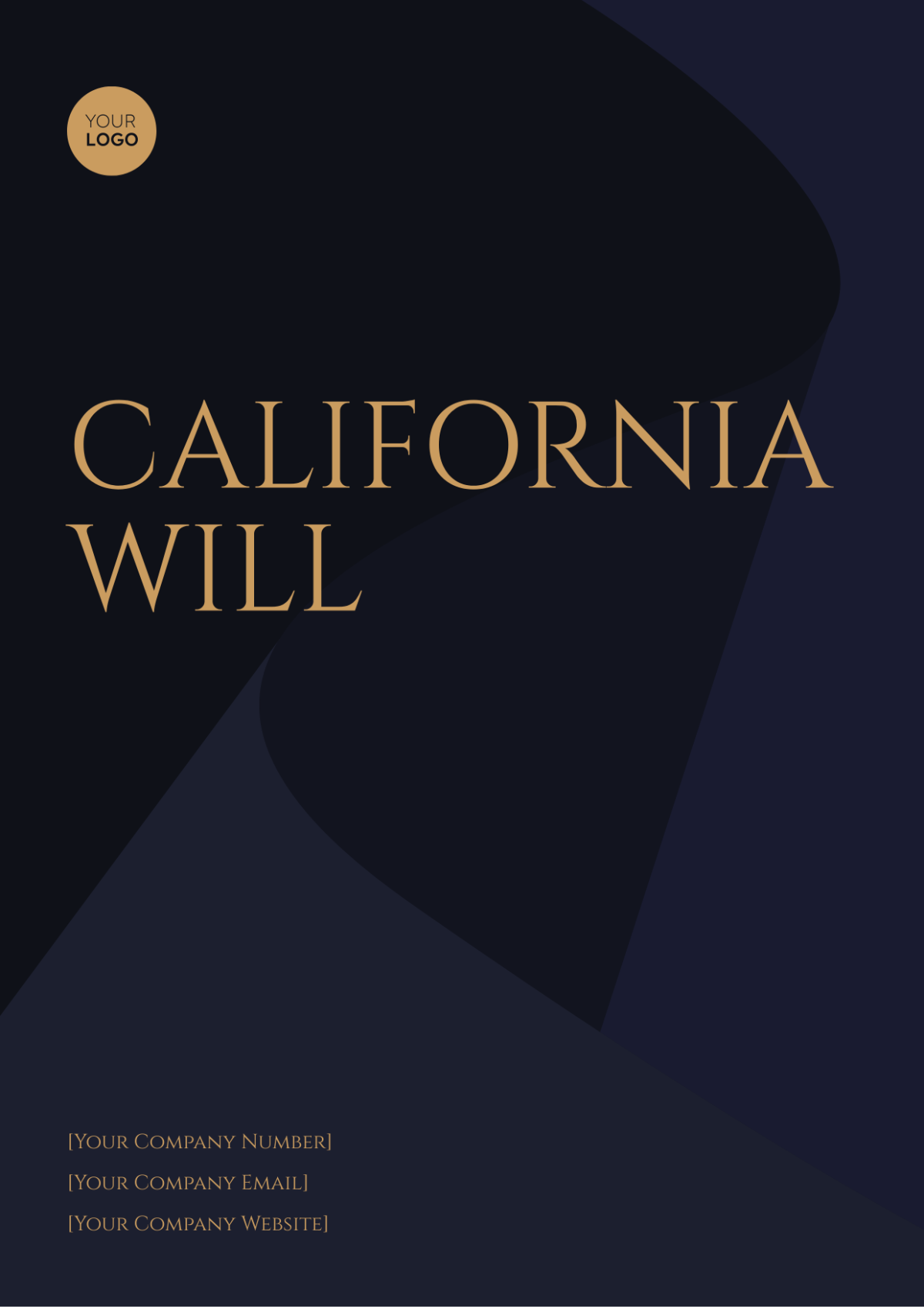 California Will Template