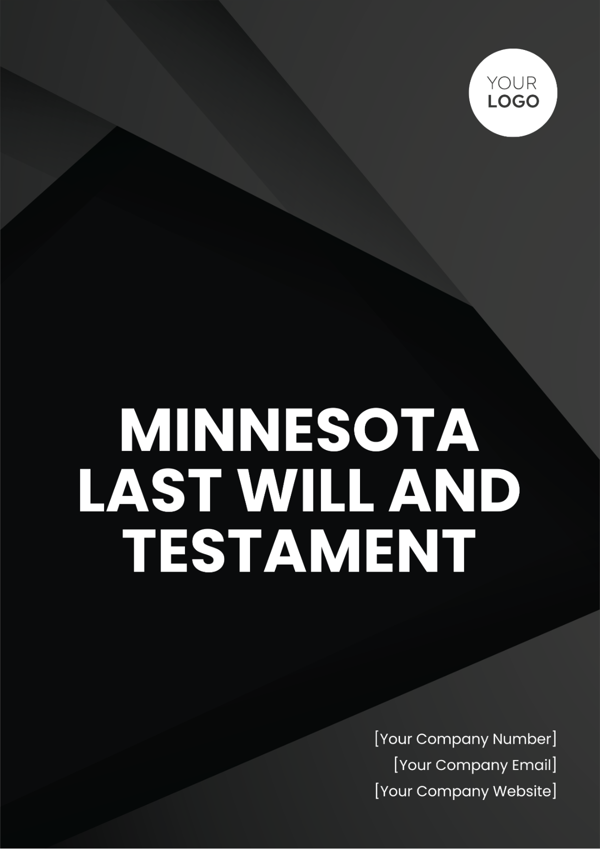 Minnesota Last Will and Testament Template