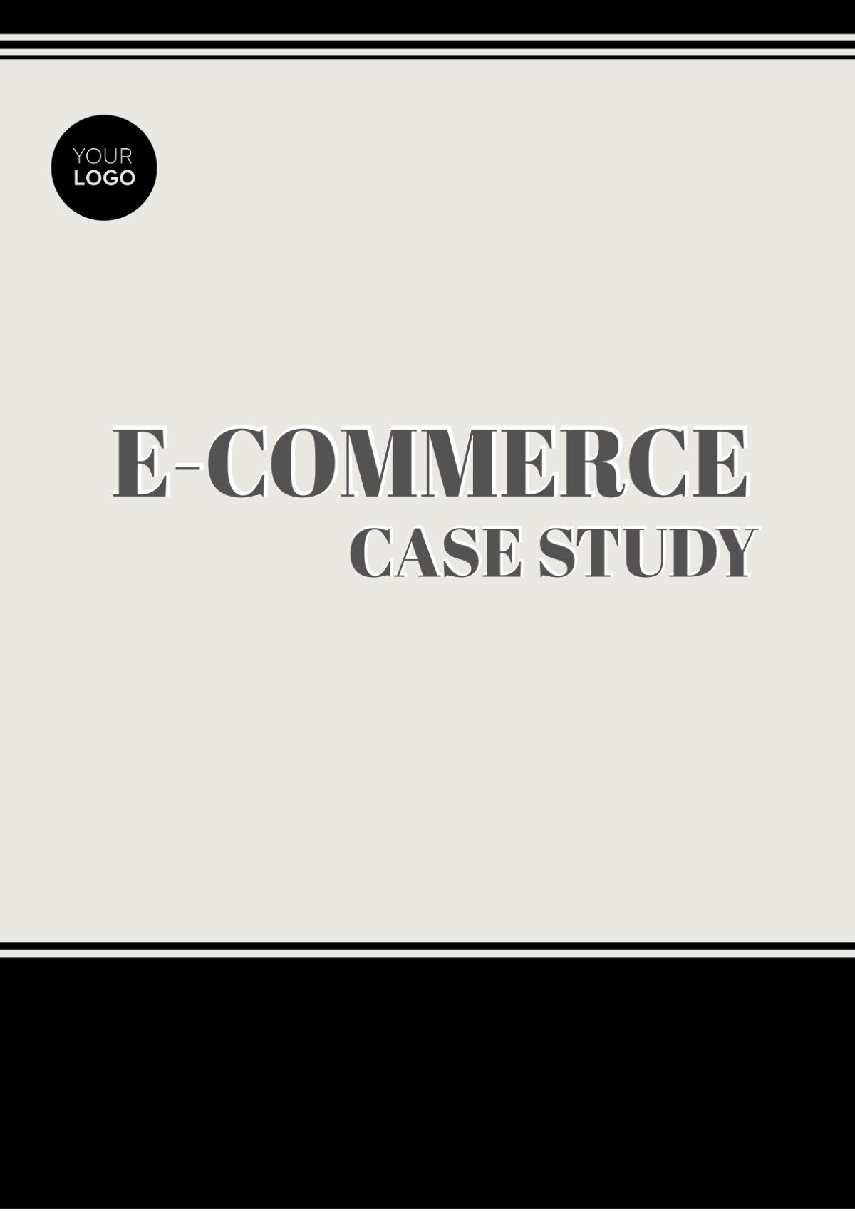 E-Commerce Case Study Template