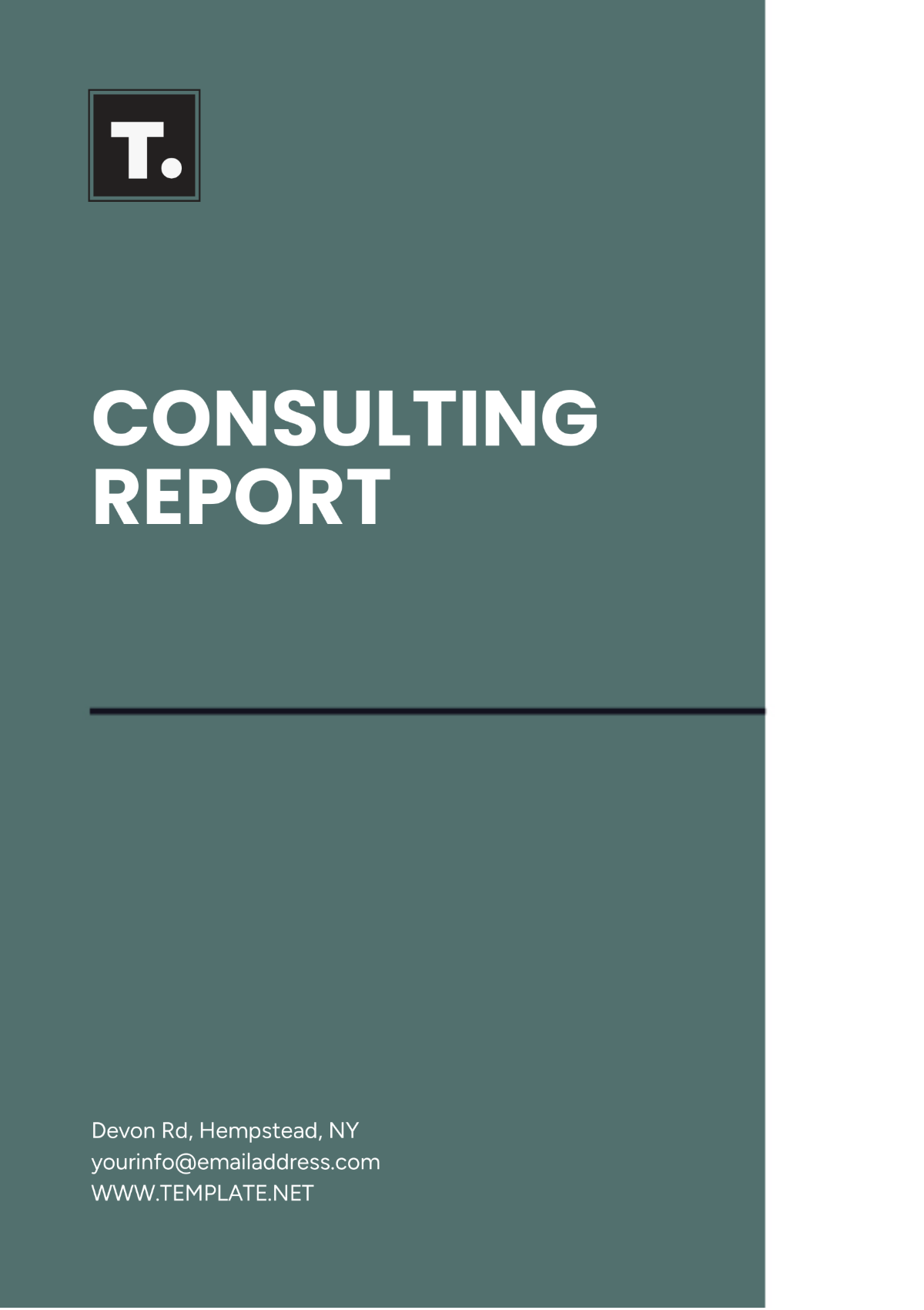 Consulting Report Template - Edit Online & Download