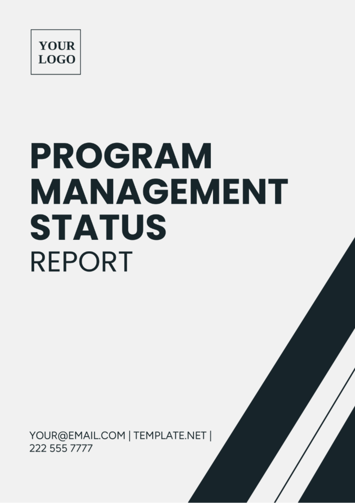 Program Management Status Report Template - Edit Online & Download