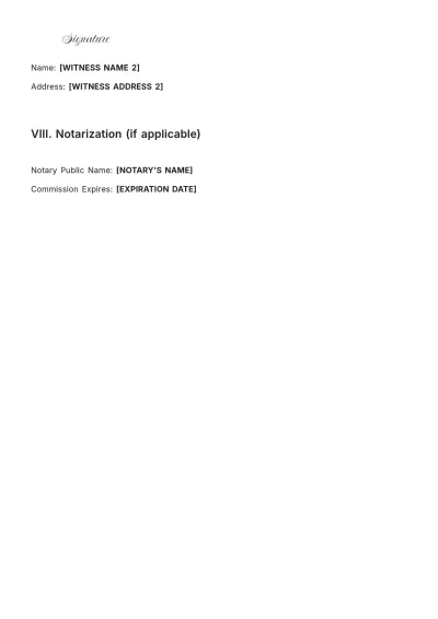 Free Alabama Last Will and Testament Template to Edit Online