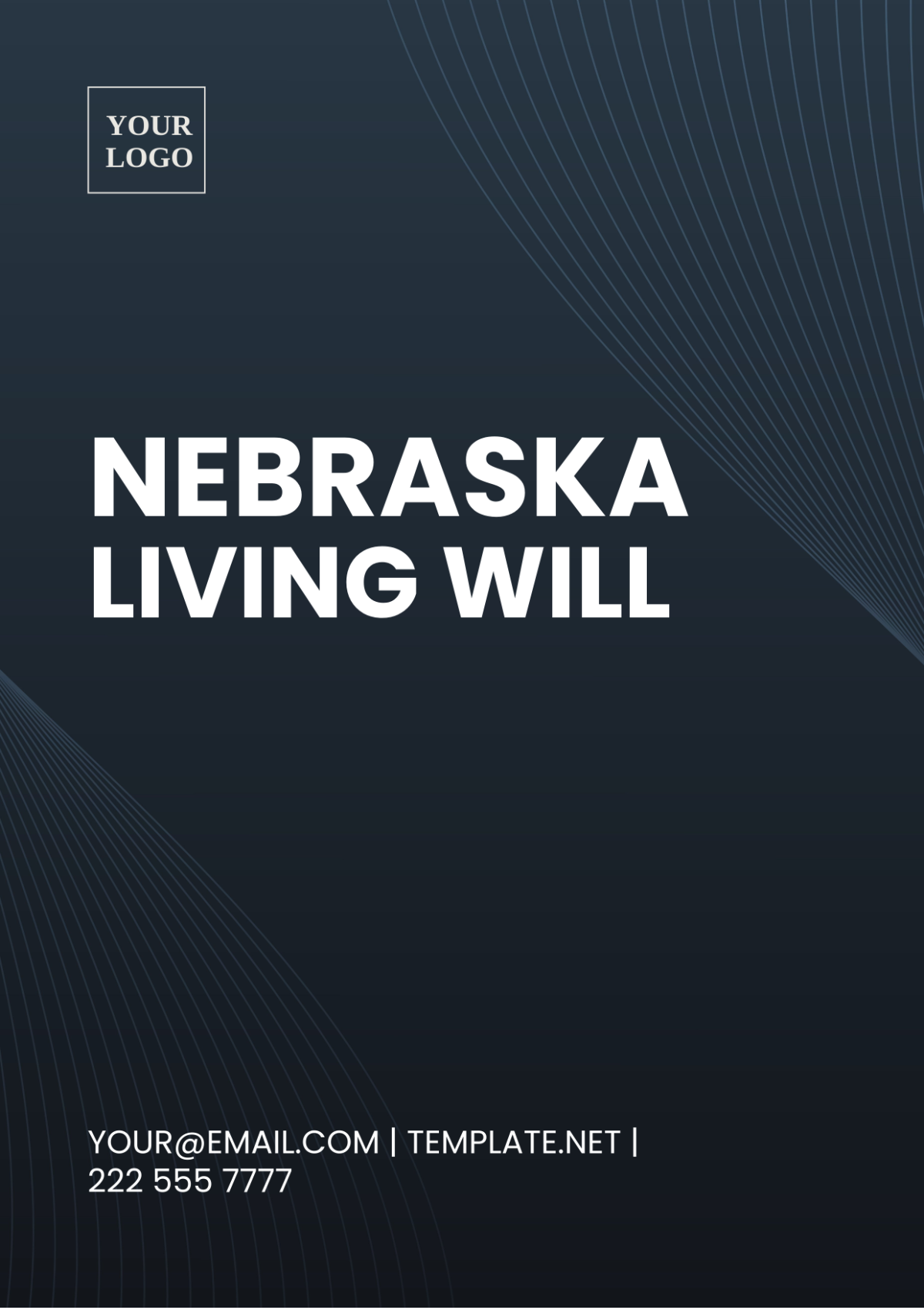 Nebraska Living Will Template