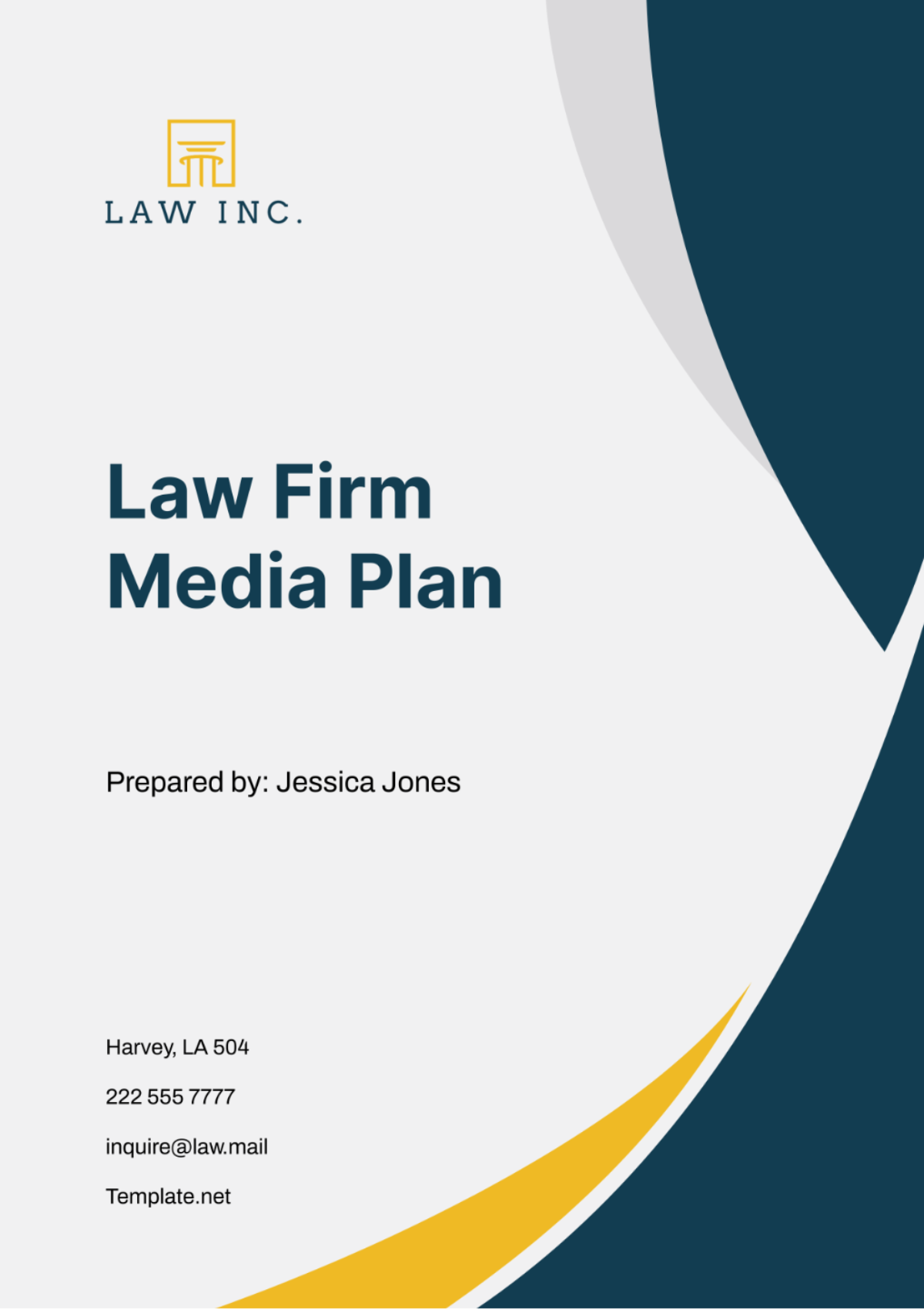 Law Firm Media Plan Template - Edit Online & Download