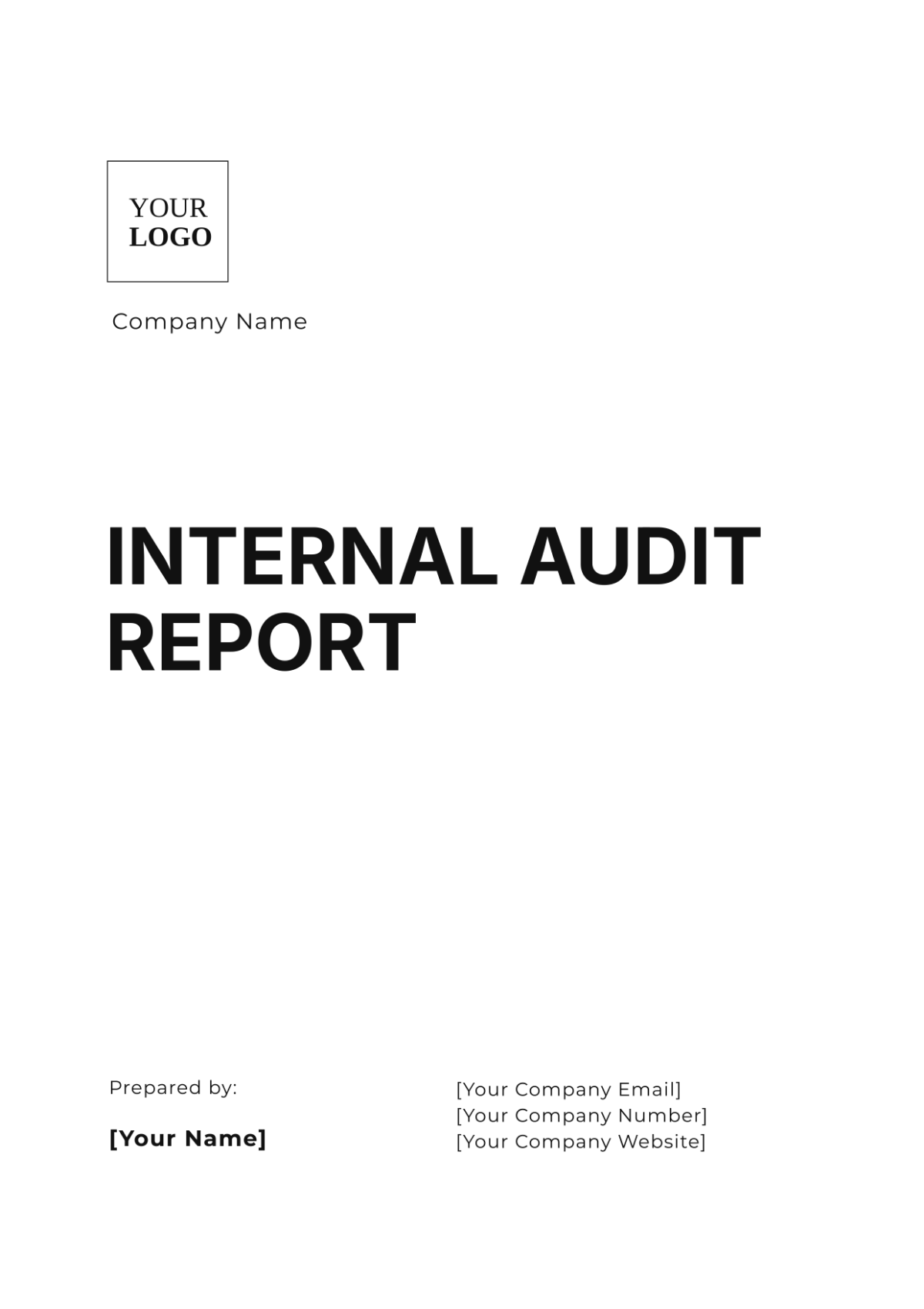 Free ISO 9001 Internal Audit Report Format Template - Edit Online ...