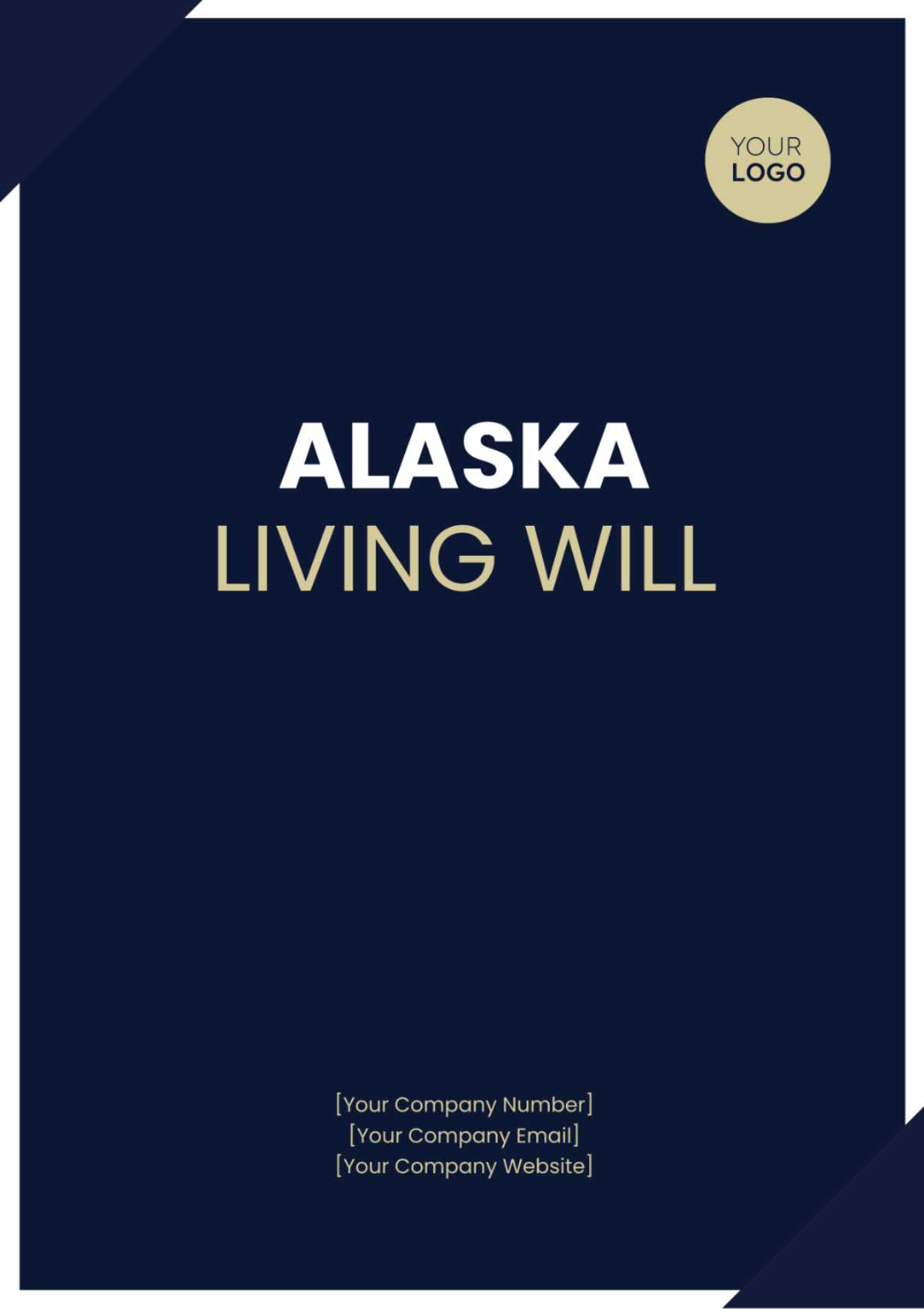 Alaska Living Will Template