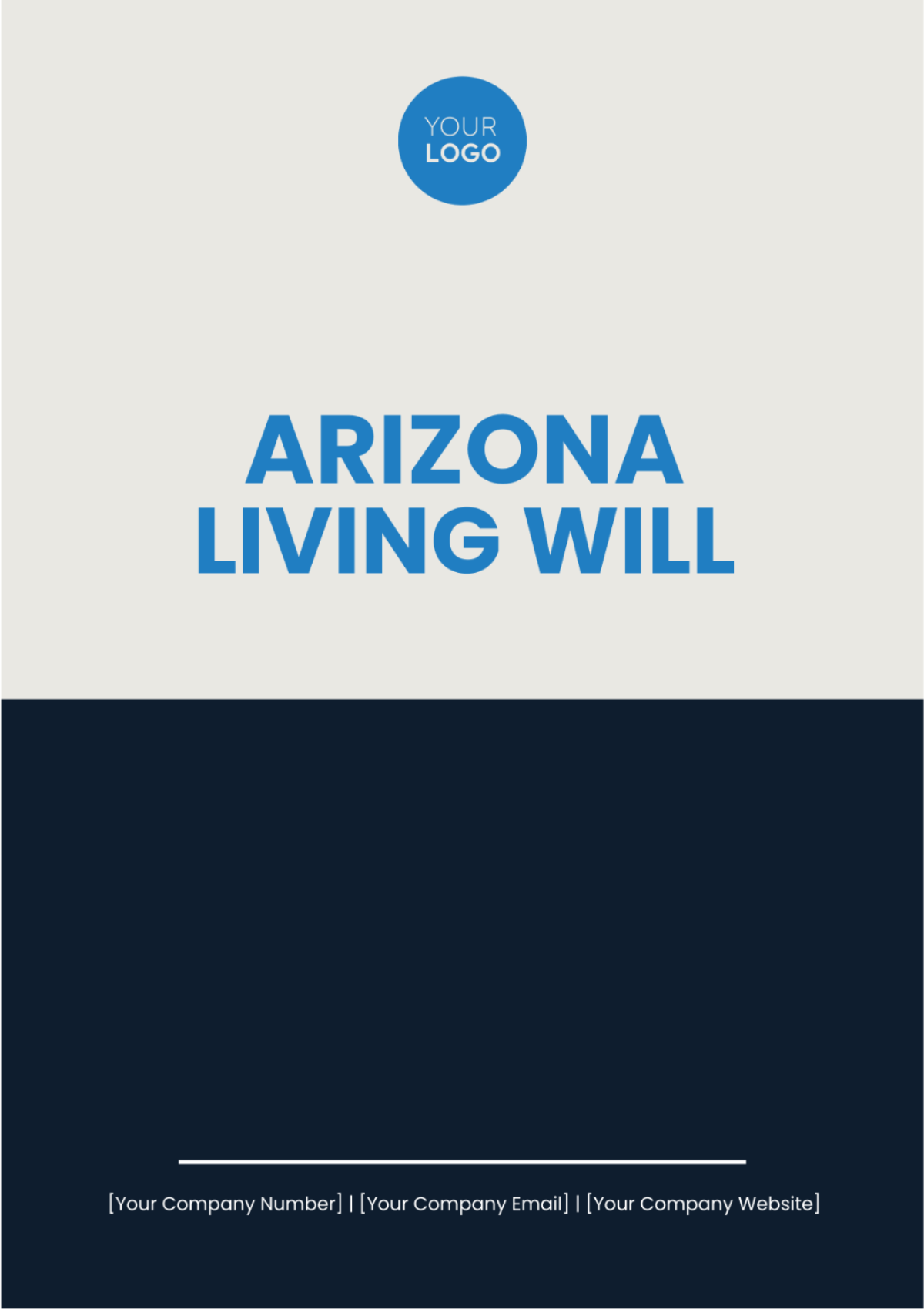 Arizona Living Will Template