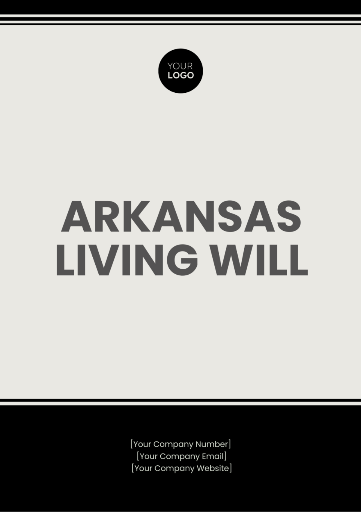 Arkansas Living Will Template