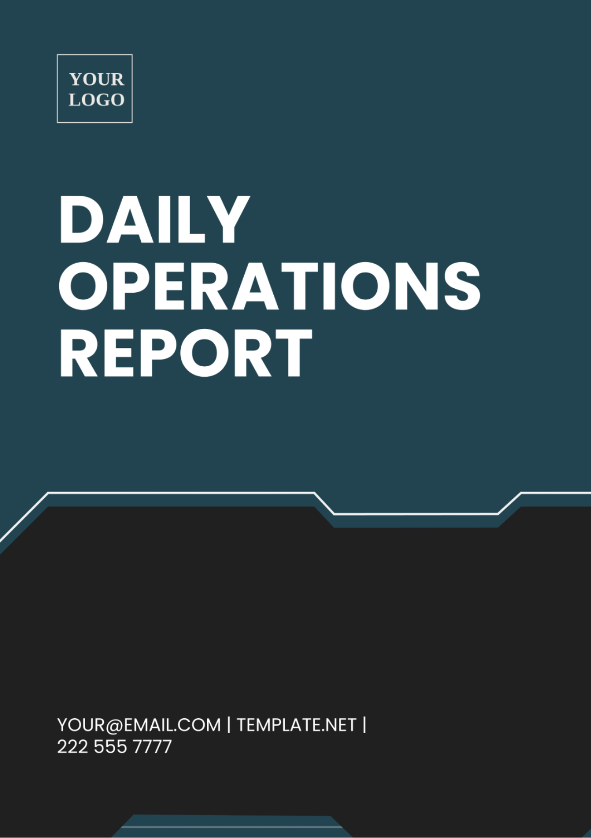 Free Daily Operations Report Template