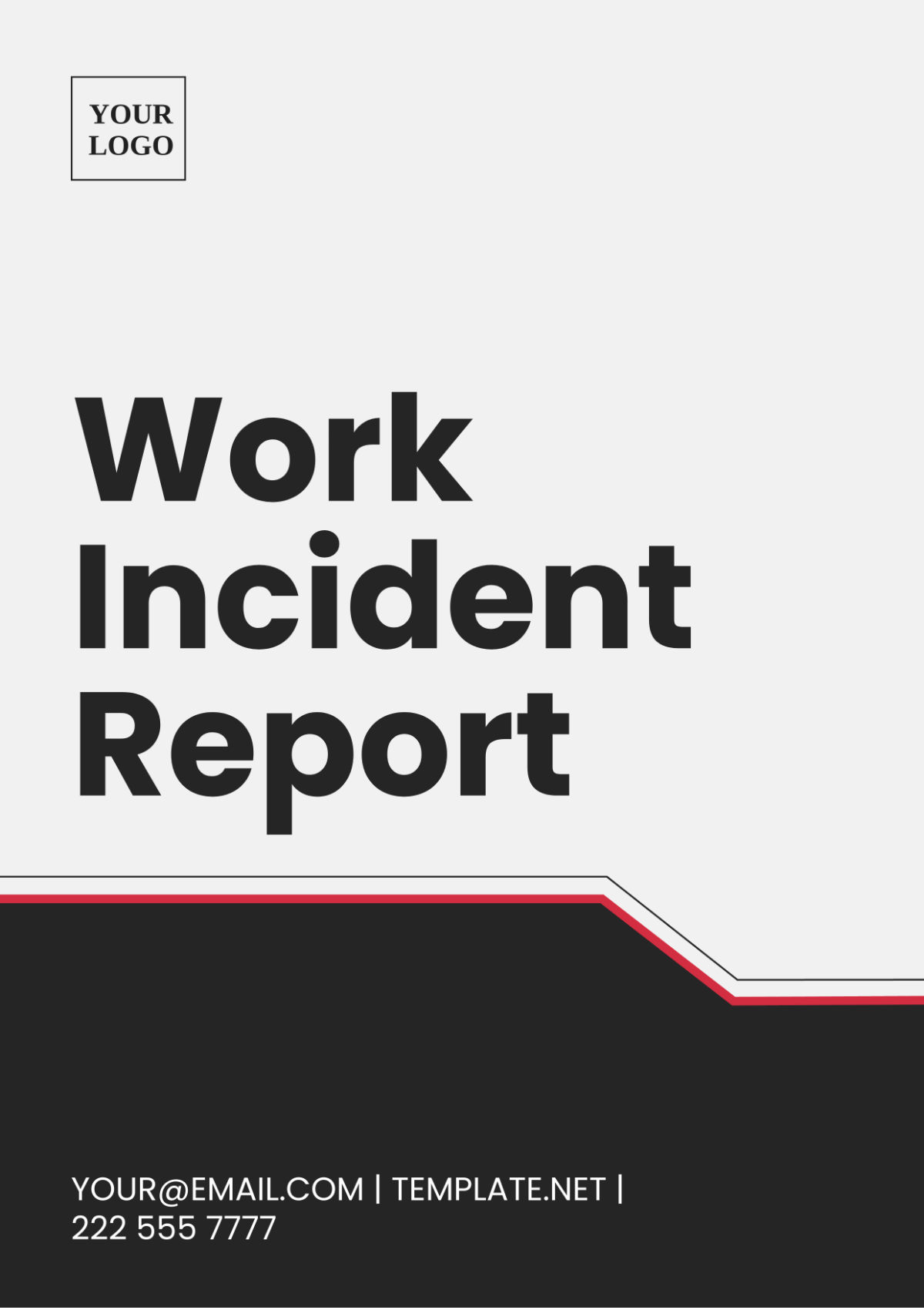 Work Incident Report Template - Edit Online & Download