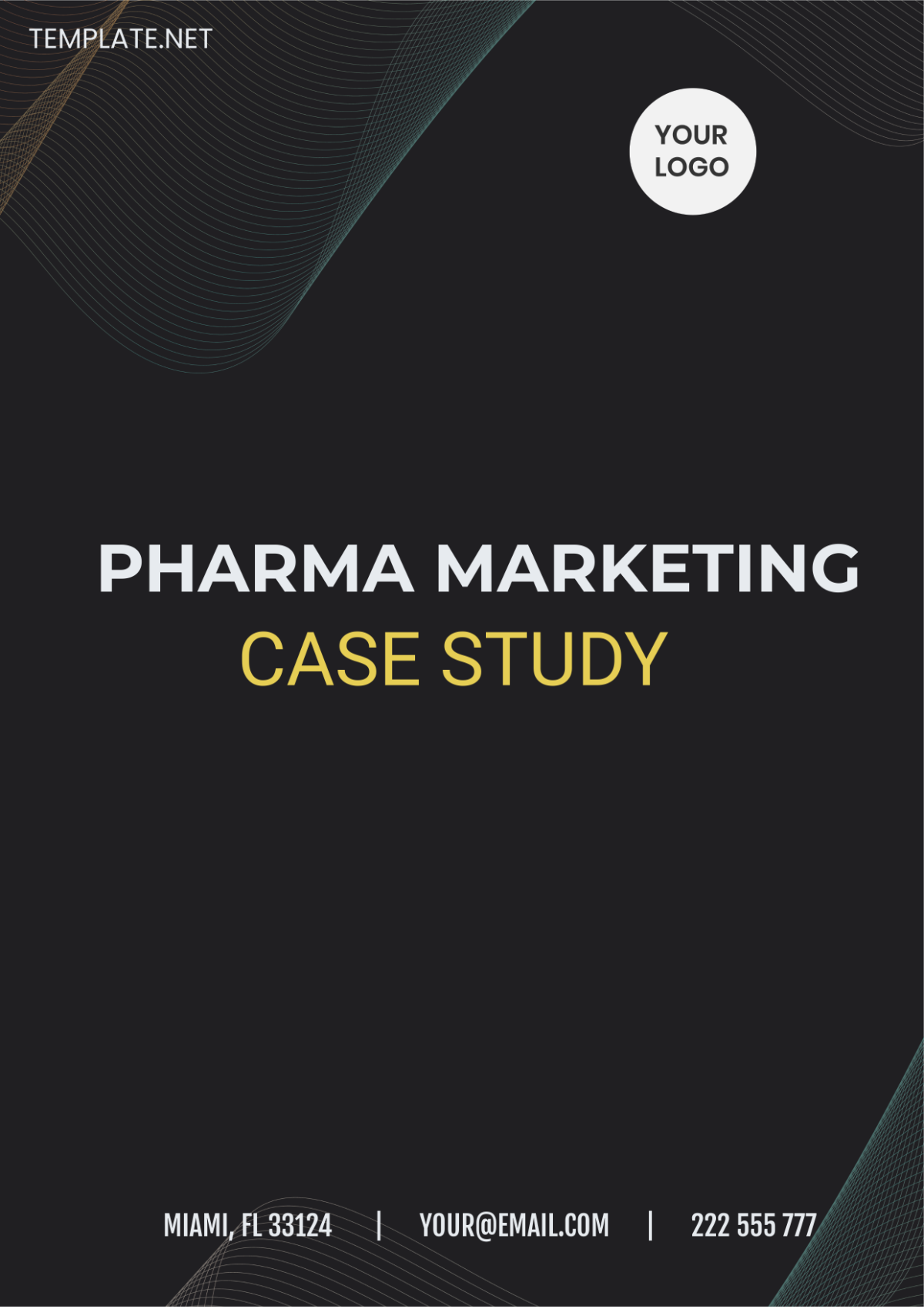 Free Pharma Marketing Case Study Template