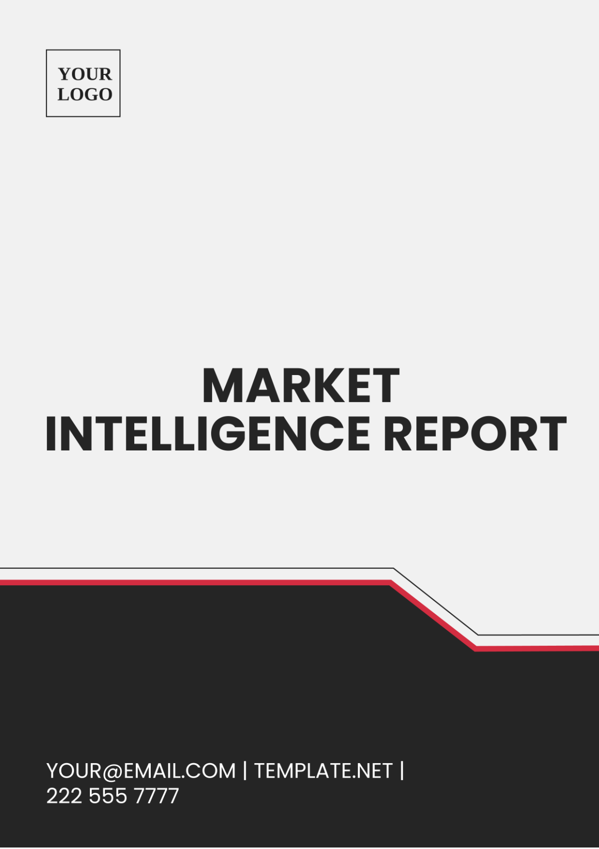 Market Intelligence Report Template - Edit Online & Download