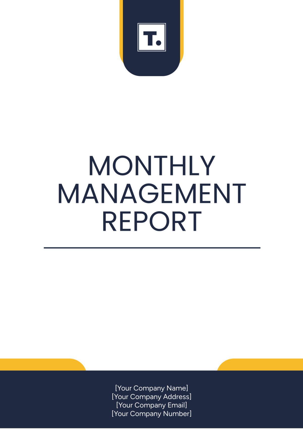 Monthly Management Report Template - Edit Online & Download Example ...