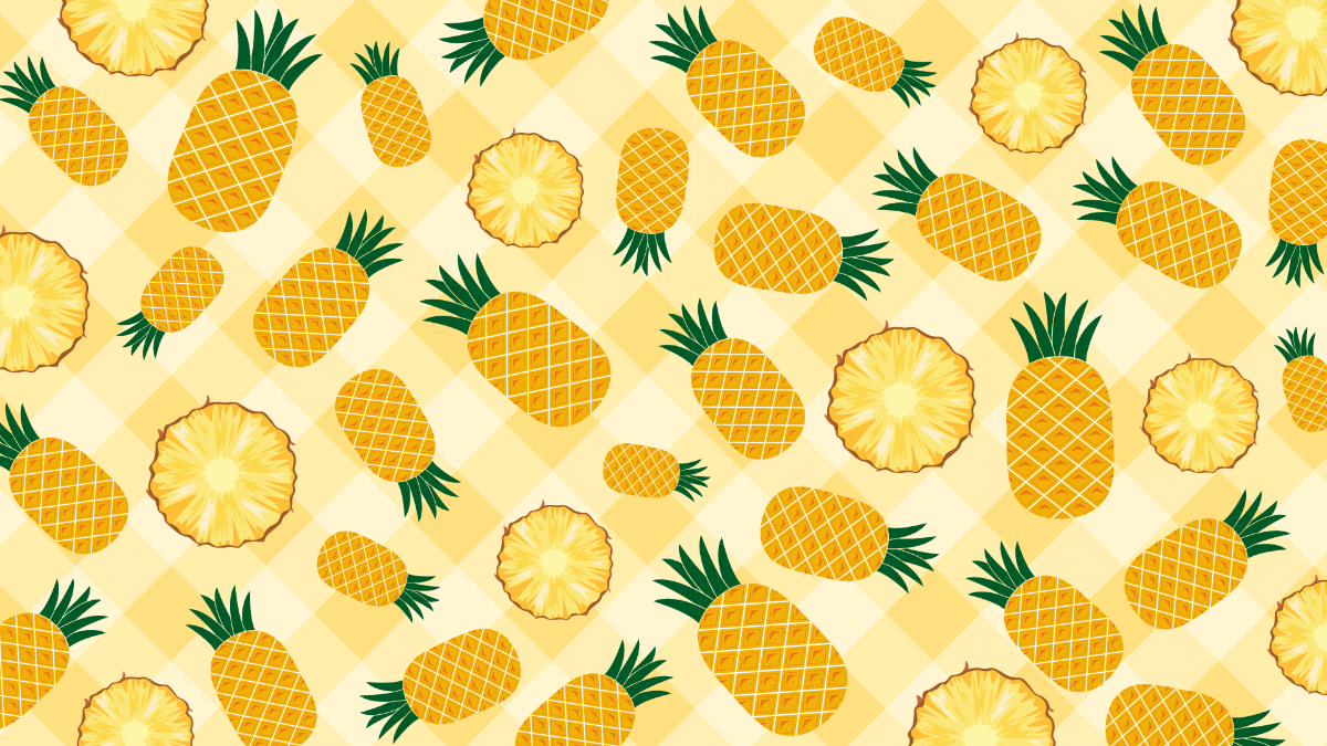 Free Summer Pineapple Background