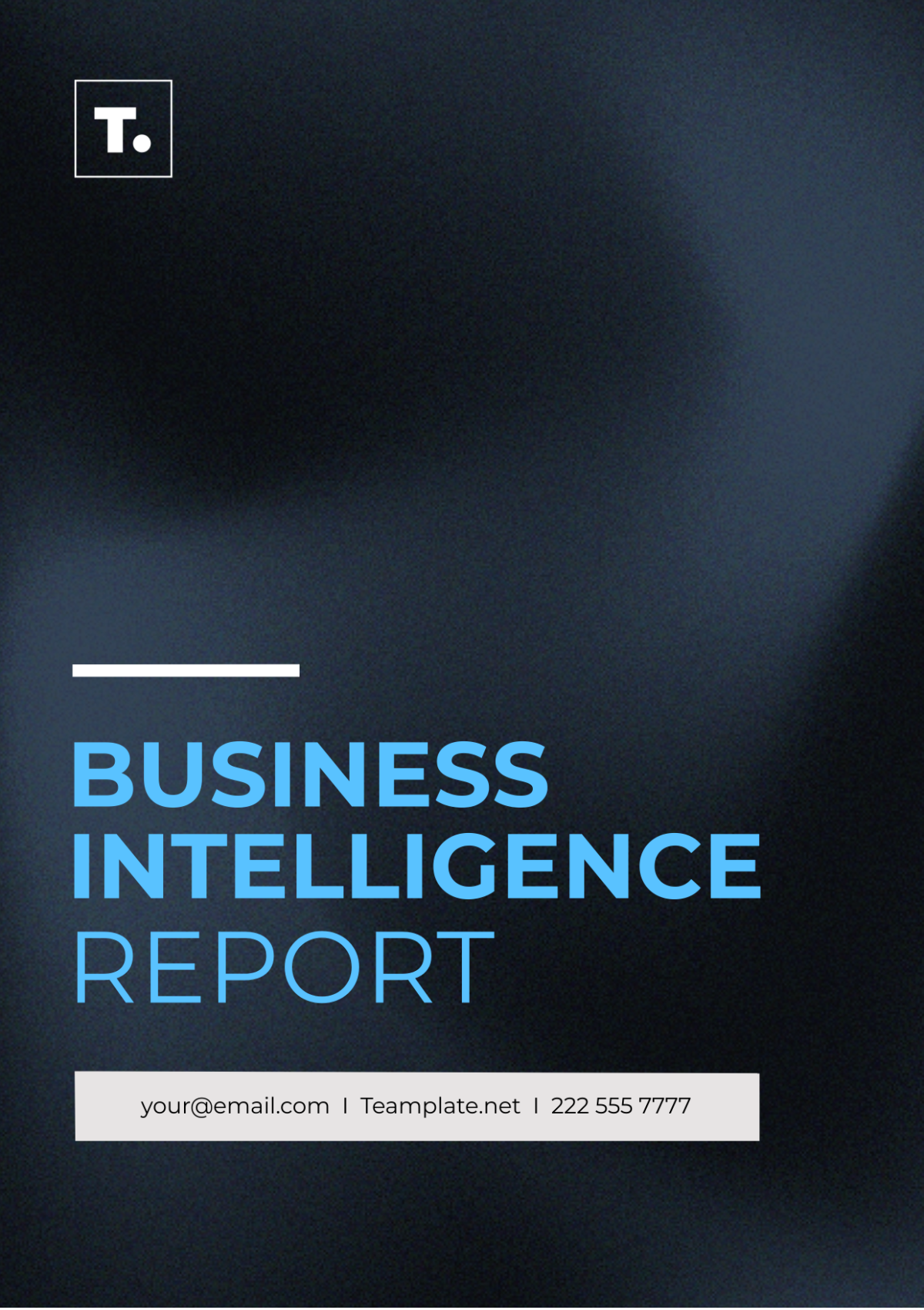 Business Intelligence Report Template - Edit Online & Download