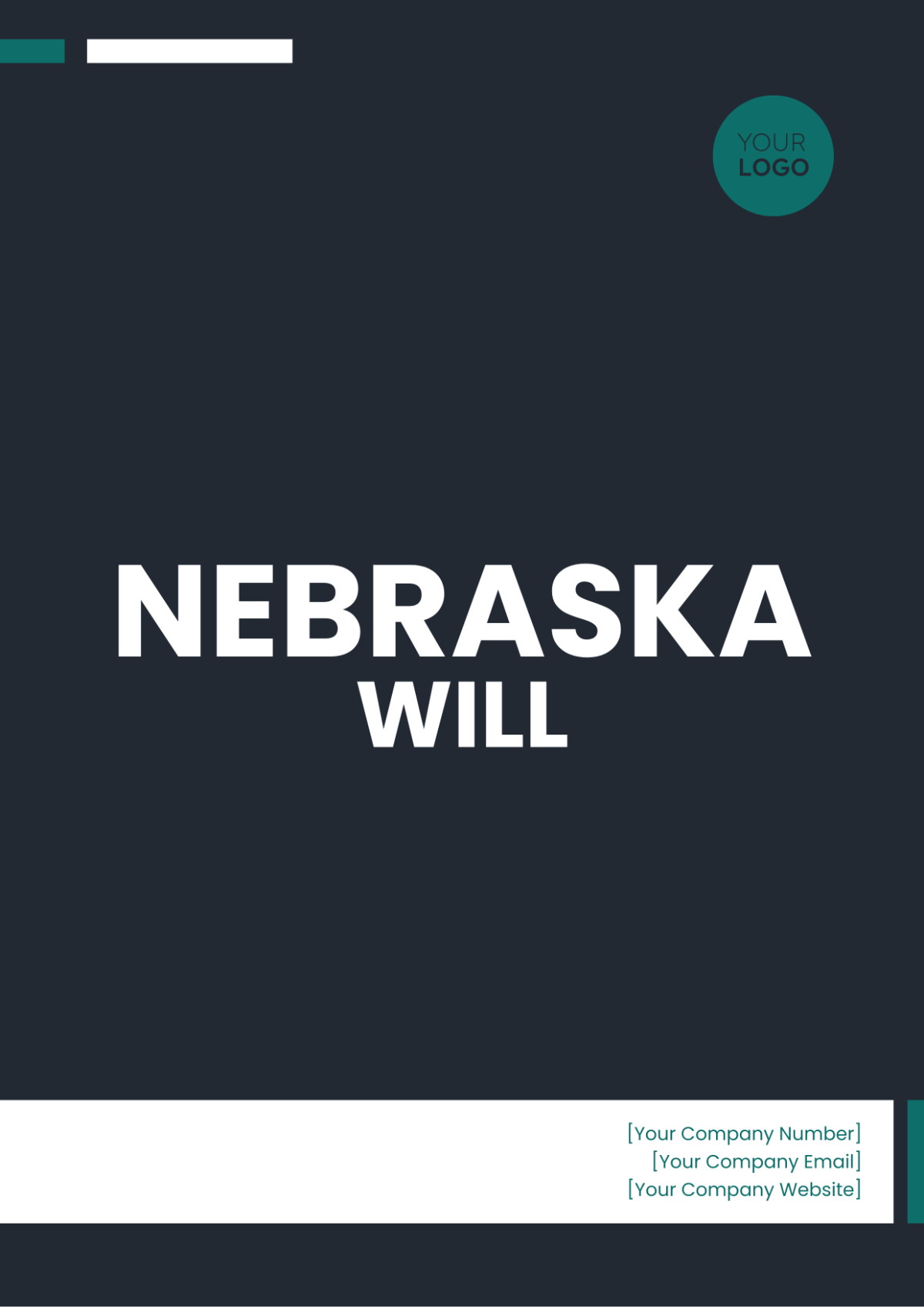 Free Nebraska Will Template